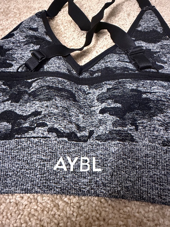 AYBL Evolve Camo Seamless Sports Bra - Black Size Large - Picture 5 of 6